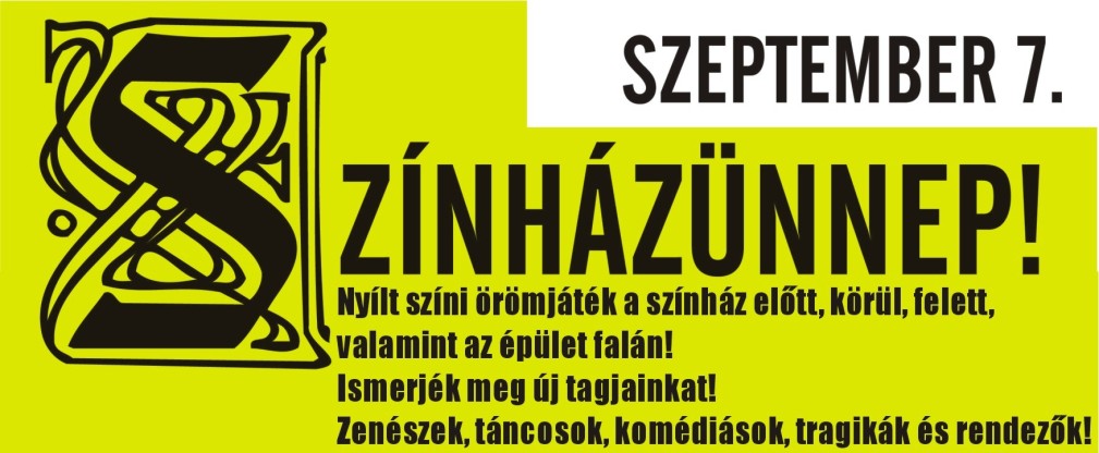 Színházünnep - Szeptember 7.