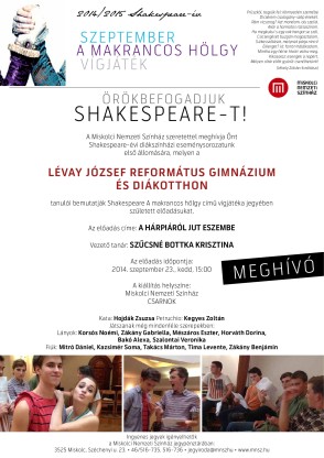 Shakespeare Nap - A Hárpiáról Jut Eszembe